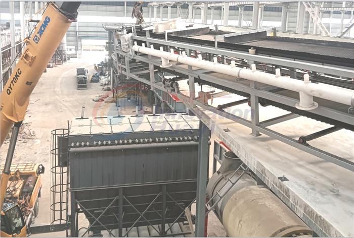 福建鈦礦脫水項(xiàng)目兩臺帶式真空過濾機(jī)安裝中